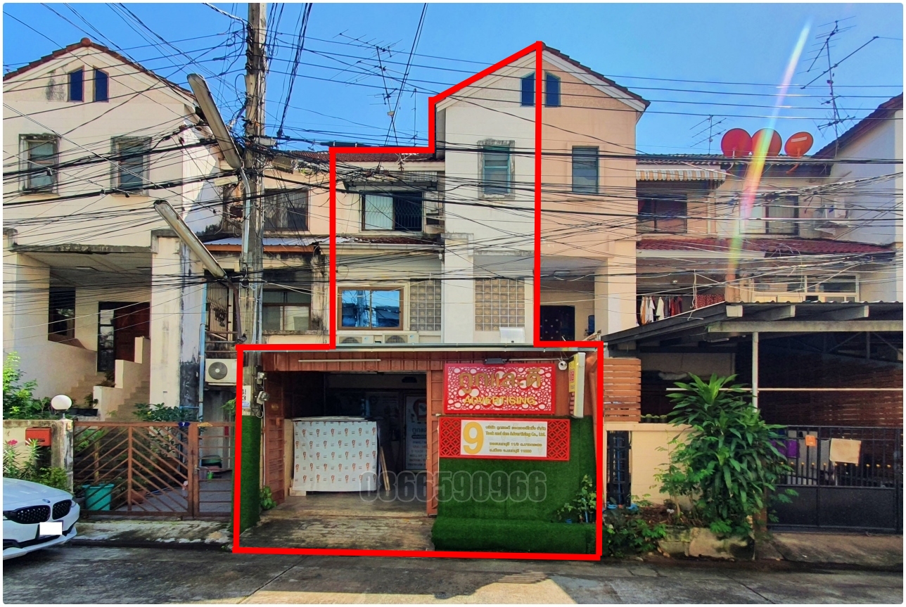 ขาย ทาวน์เฮ้าส์ 3ชั้น 3ห้องนอน 3ห้องน้ำ 2ห้องนั่งเล่น 3ที่จอดรถ 25 ตรว. หน้ากว้าง 5 เมตร ซอยนนทบุรี 11/3 ใกล้ MRT สะพานพระนั่งเกล้า