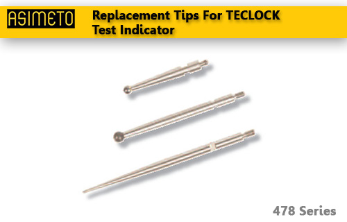 ASIMETO,P114,Replacement Tips For TECLOCK Test Indicator,478-01-0