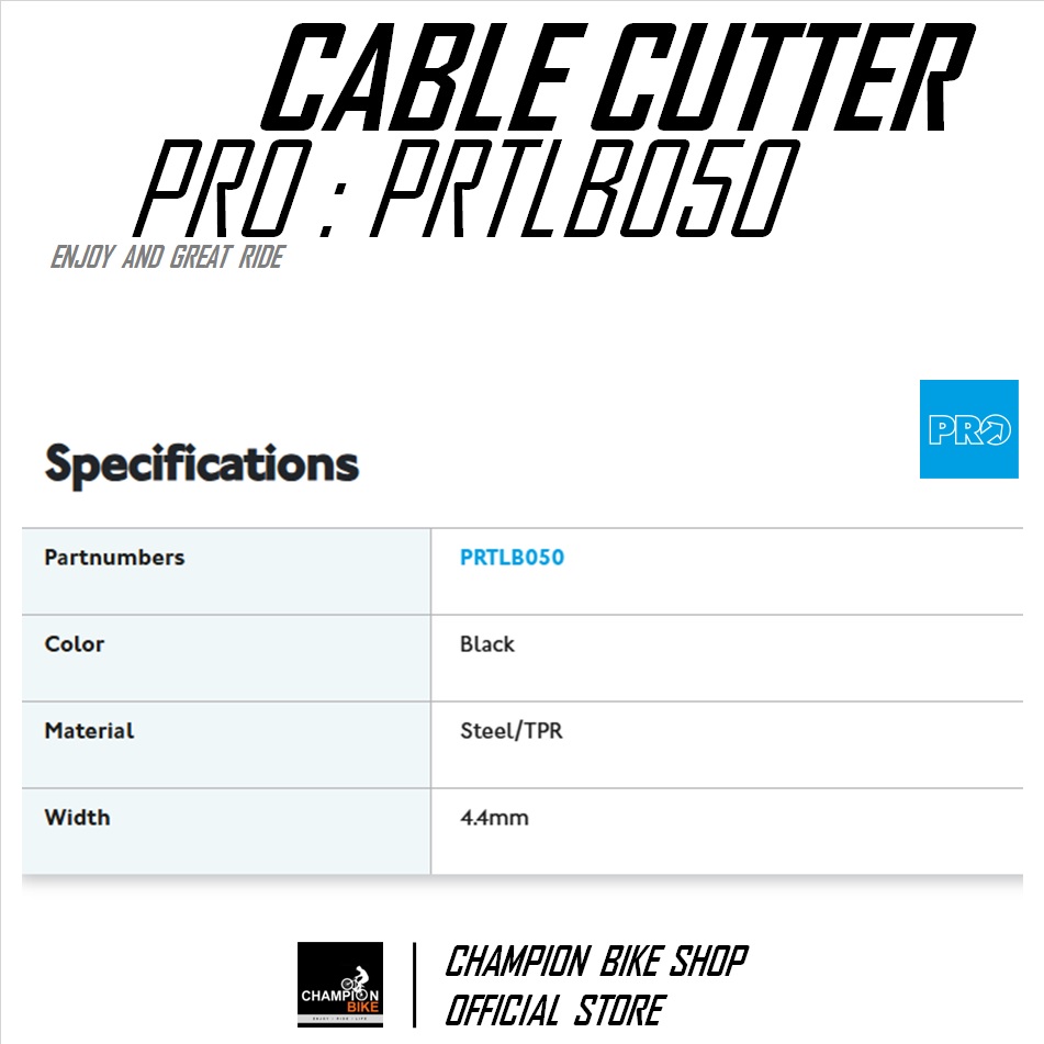 คีมตัดสายเกียร์-สายเบรค เกรดคุณภาพ PRO : PROFESSINAL SHIFTER & BRAKE CABLE CUTTER BIKE TOOL