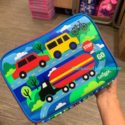 กระเป๋าเก็บอุณหภูมิ Smiggle Square lunchbox- รถ