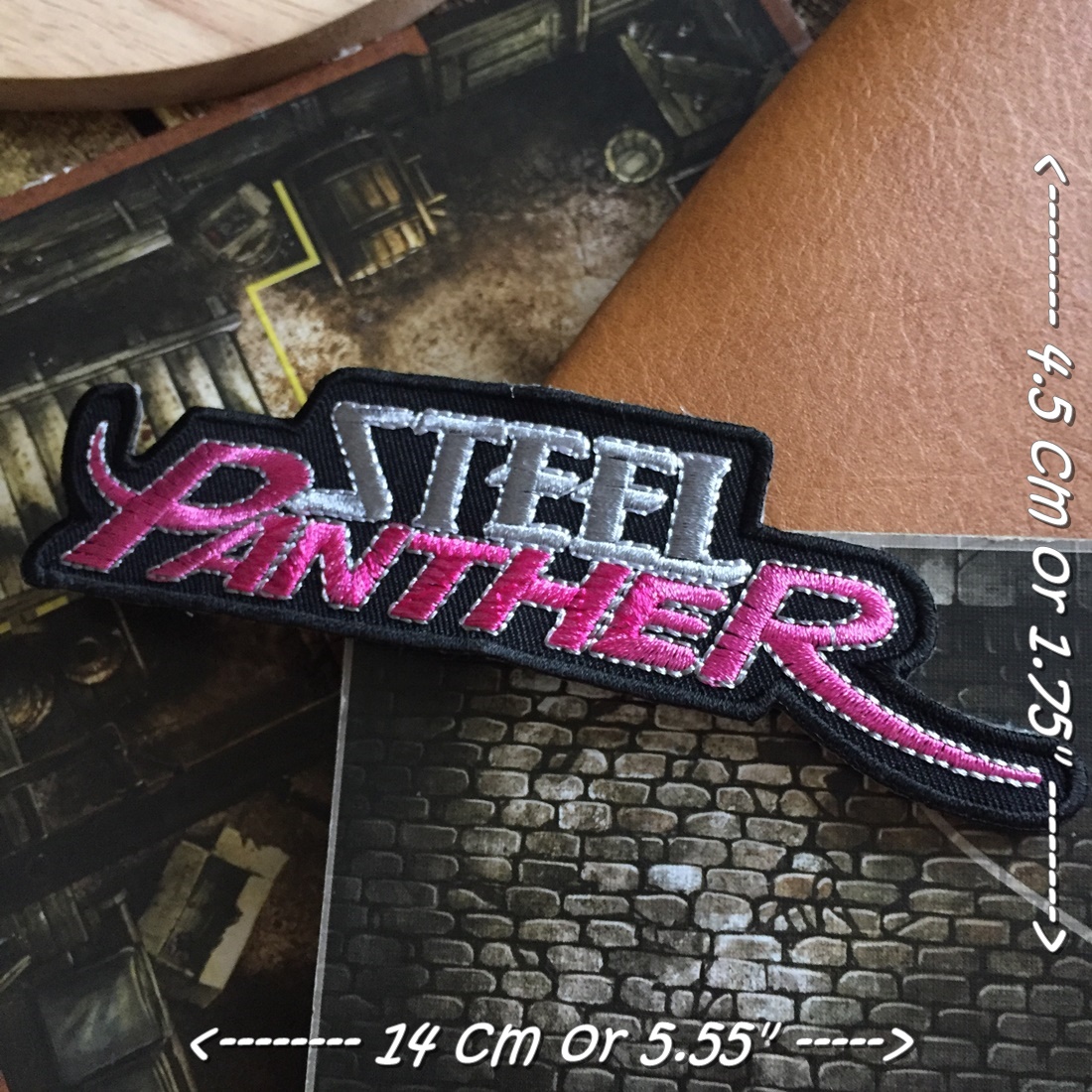 Steel Panther วงดนตรี ร็อค เฮฟวี่เมทัล พังค์ ตัวรีดแบบปัก อาร์มปัก ตัวรีดติดเสื้อ ตัวรีด ติดกระเป๋า ติดหมวก ติดแจ๊คเก็ต Rock Iron on Embroidered Patch