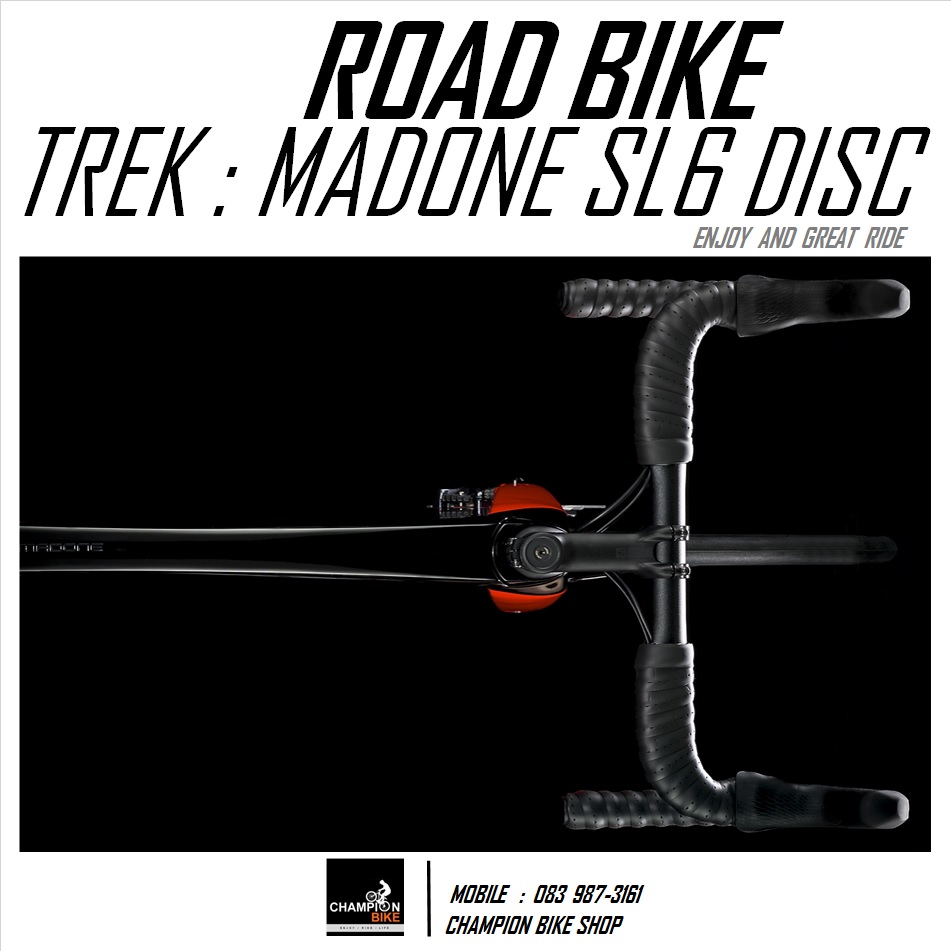 จักรยานเสือหมอบ TREK MADONE SL 6 DISC AERO ROAD BIKE - 2021 สีแดง-ดำ