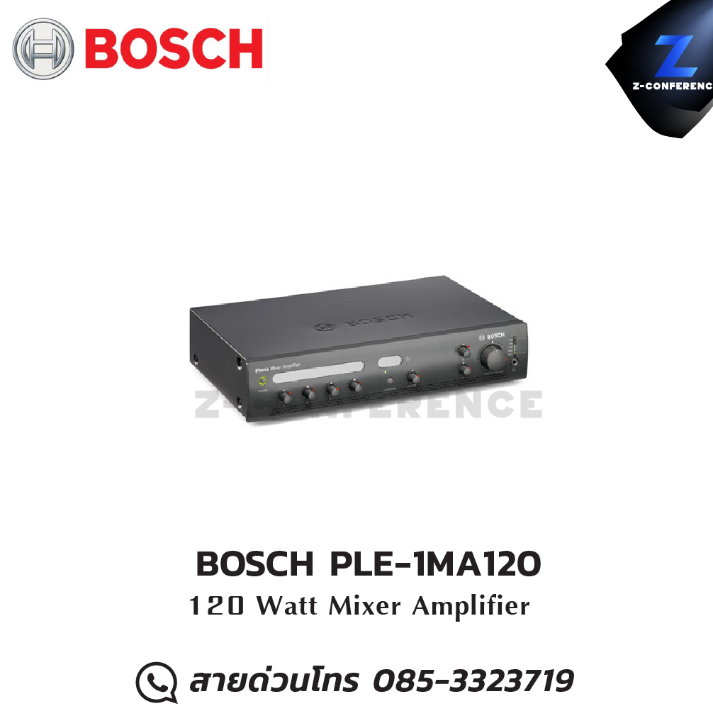 BOSCH PLE-1MA120 120W มิกเซอร์ , mixer , มิกเครื่องเสียง , มิกเซอร์ดิจิตอล , มิ๊กดิจิตอล , แอมป์ , amplifier, power amp, power amplifier