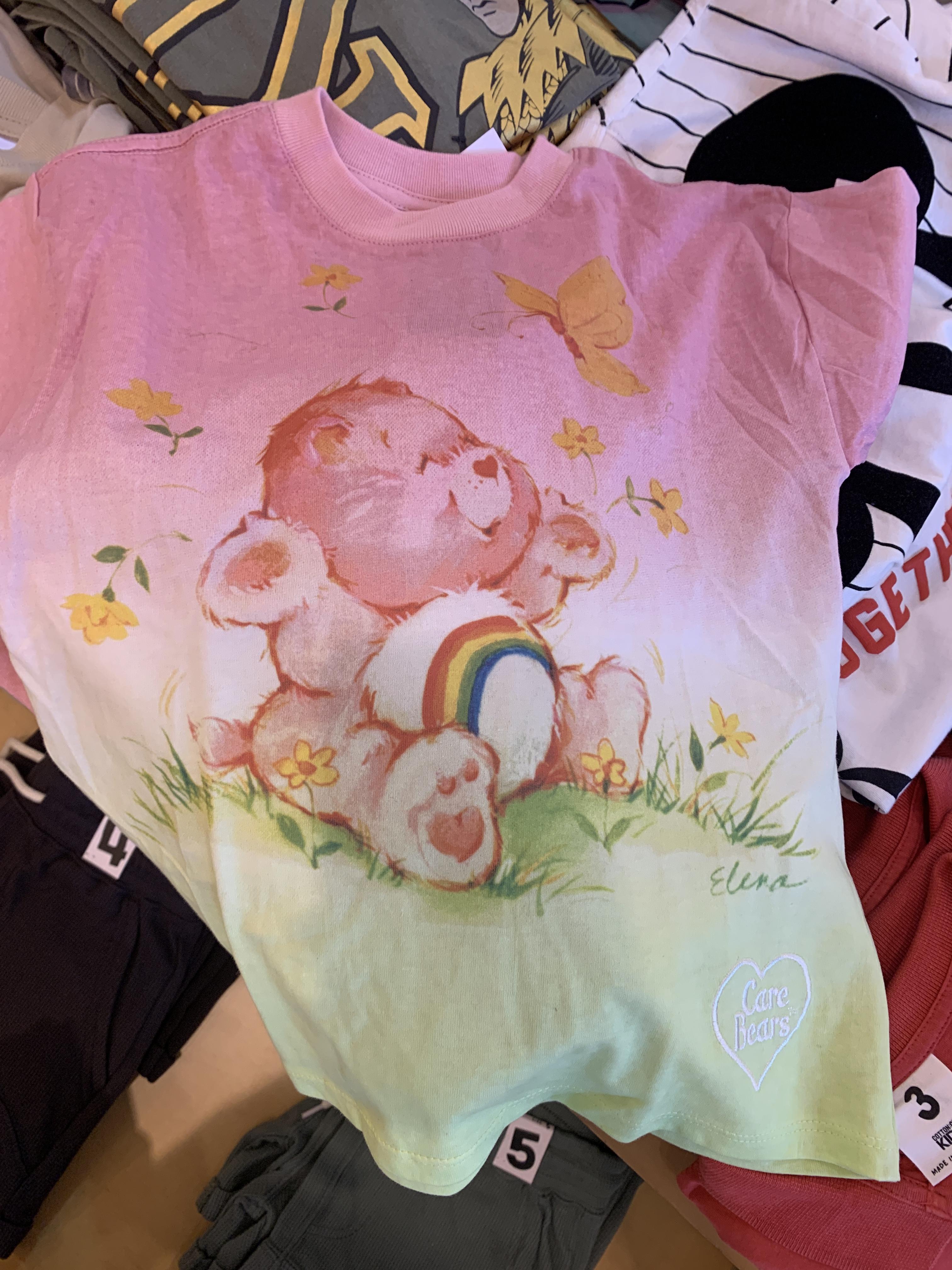 Cotton on - เสื้อ แคร์แบร์ ชมพู