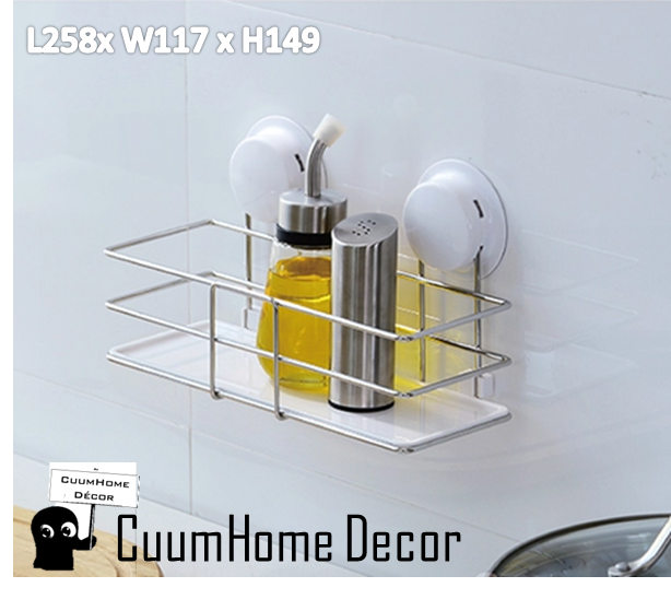 VR-20 ชั้นวางอุปกรณ์ฐานเรียบ ขนาด L258 x W117 x H149 ไม่ต้องเจาะผนัง