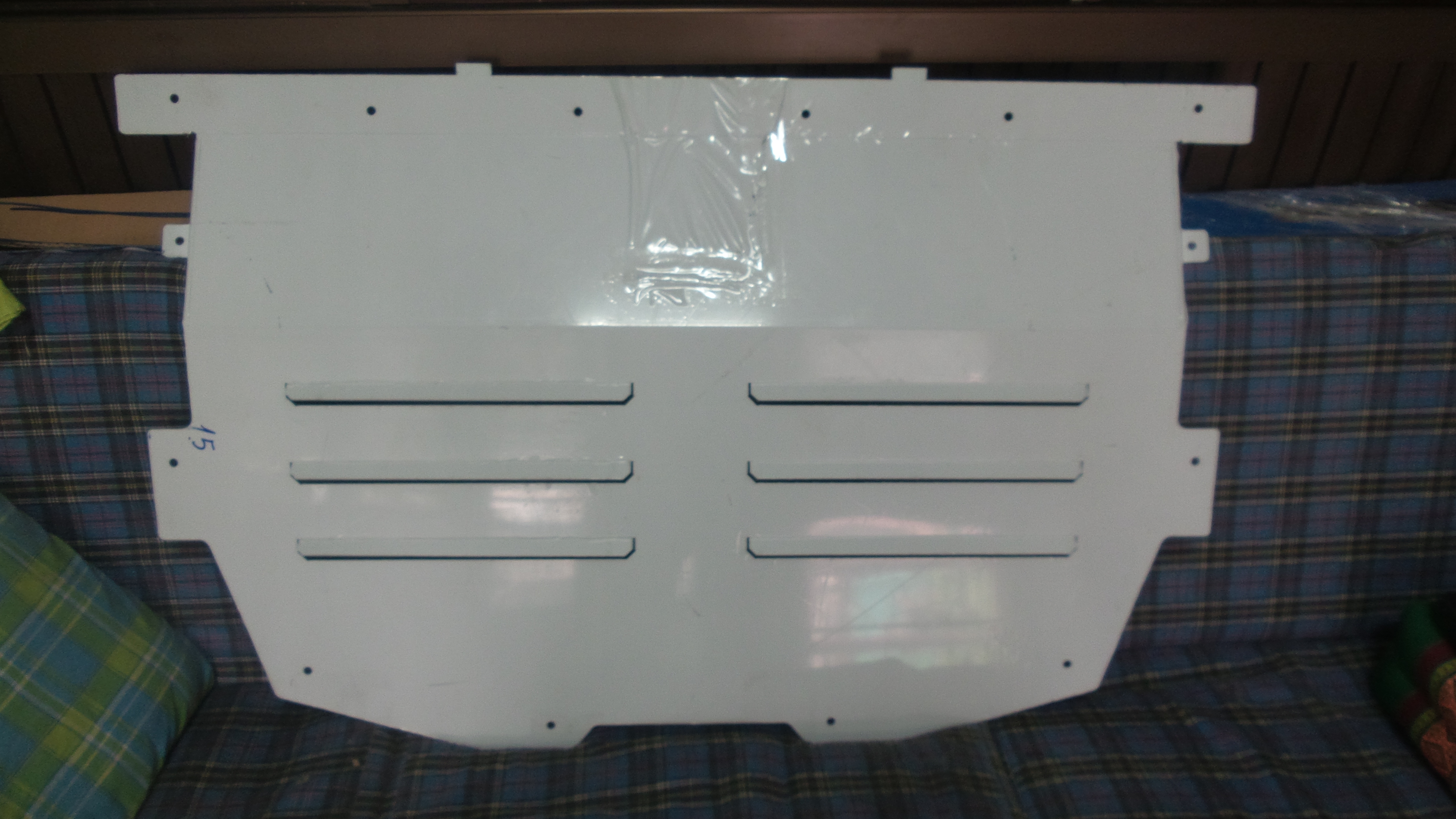 แผ่นปิดใต้ห้องเครื่องอลูมิเนียม Mazda 2 Sky Raceplate_Undertray