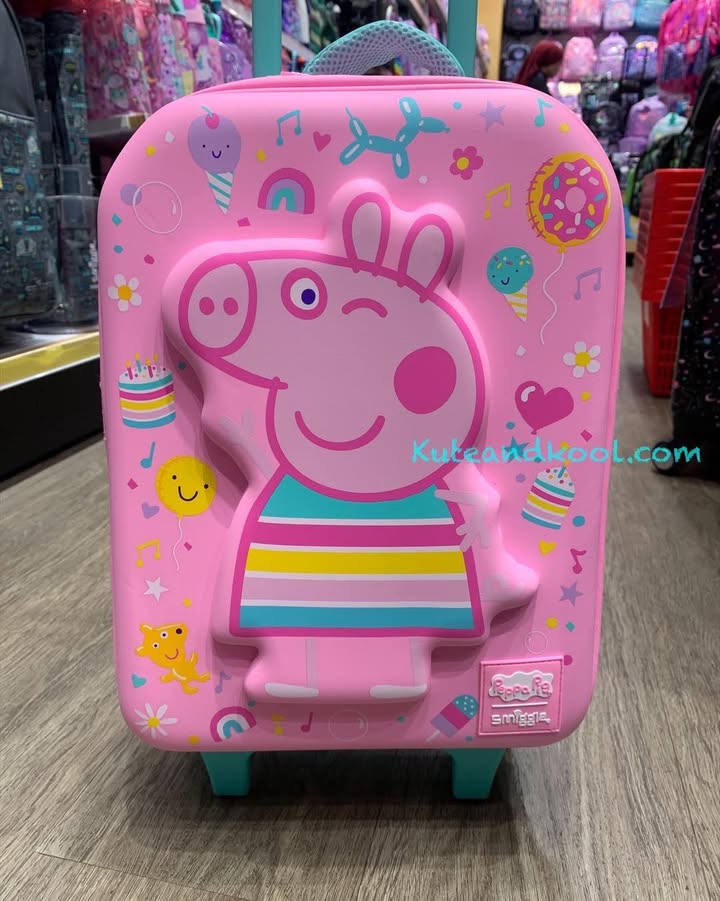 เป้ล้อลาก Smiggle Flight Trolly bag- Peppa