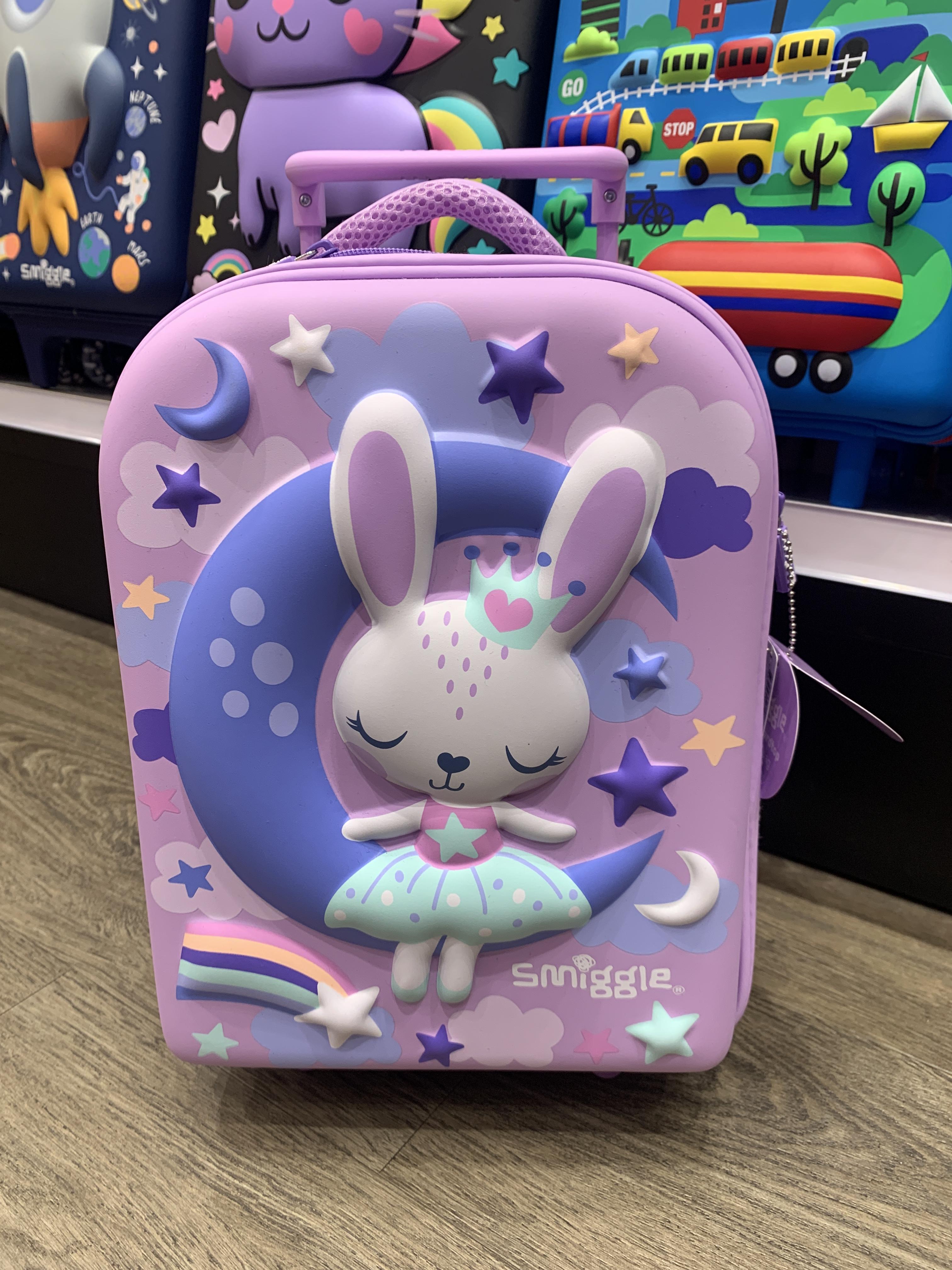 ล้อลาก 12" Smiggle Teeny Tiny Hardtop Trolley - round about- lilac