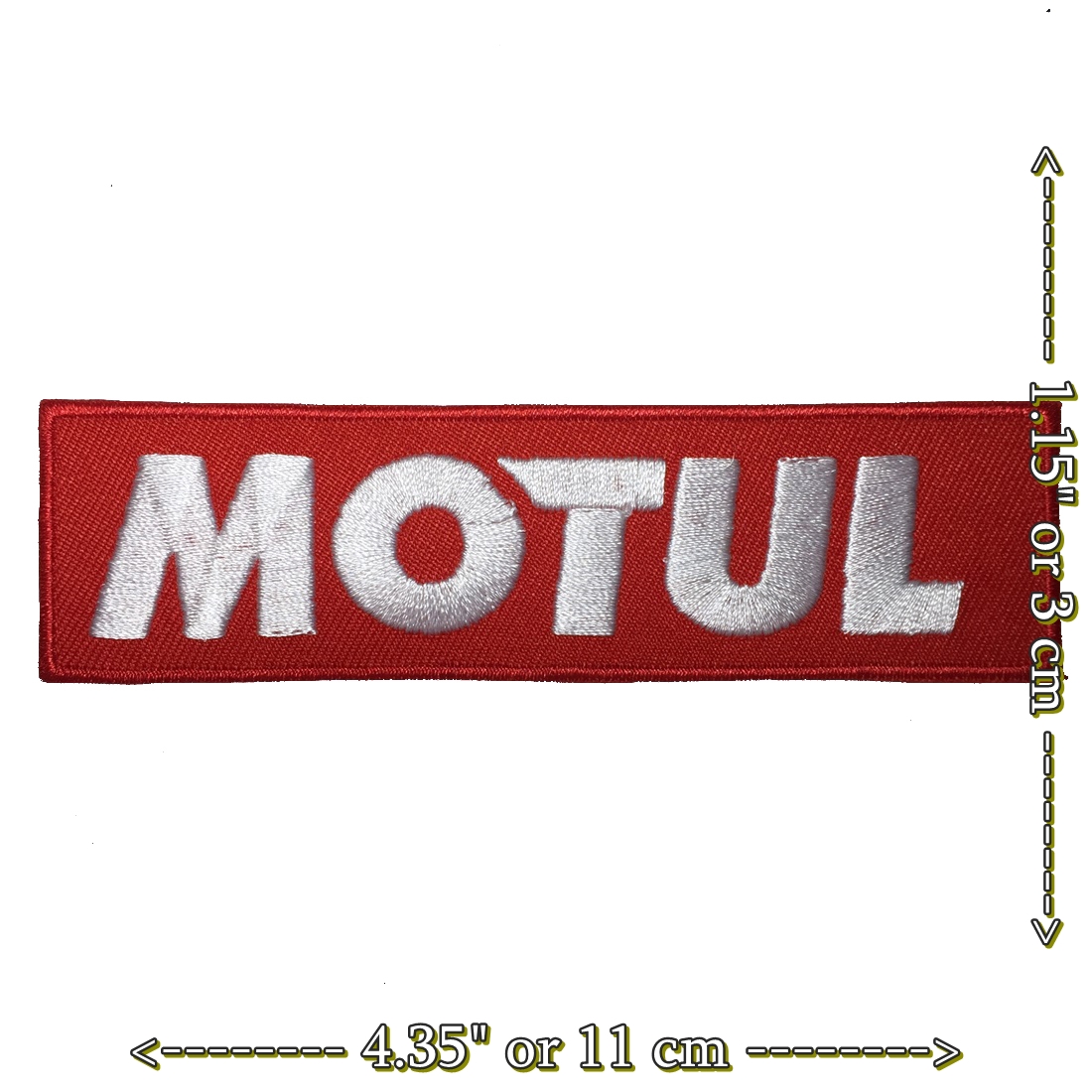 Motul ตัวรีดติดเสื้อ อาร์มรีด อาร์มปัก ตกแต่งเสื้อผ้า หมวก กระเป๋า แจ๊คเก็ตยีนส์ Racing Embroidered Iron on Patch
