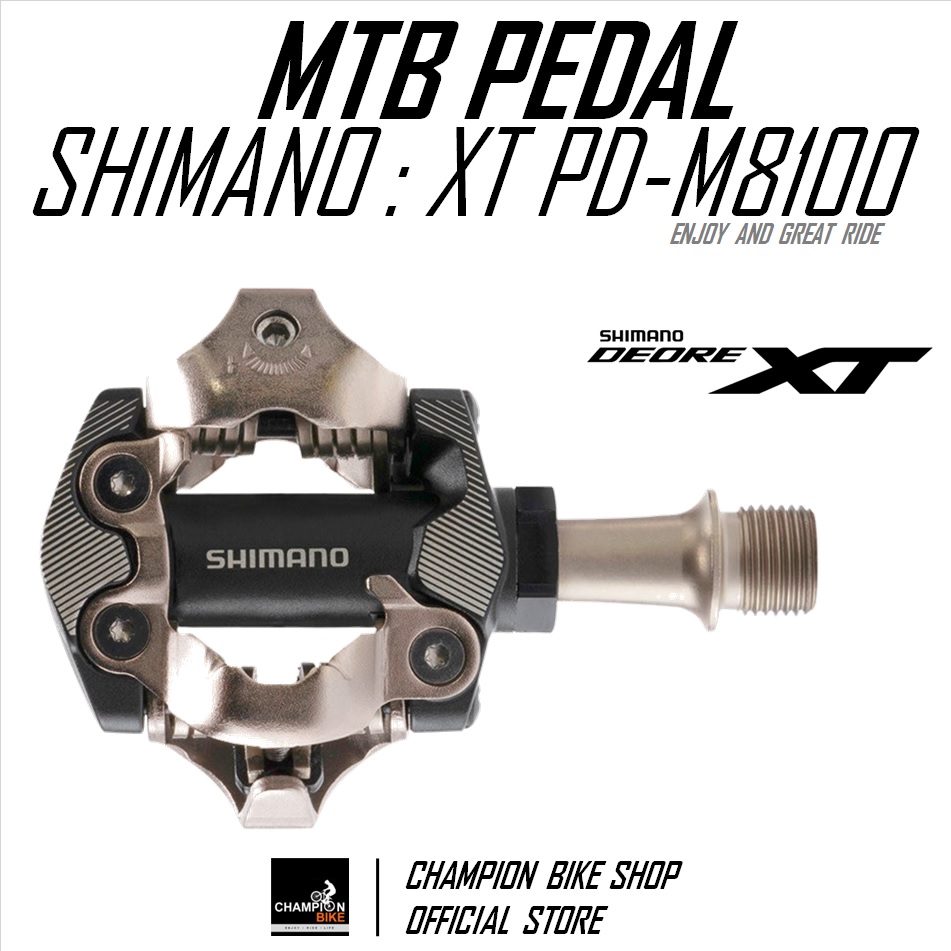 บันไดXT SHIMANO XT PD-M8100 MTB SPD PEDALS