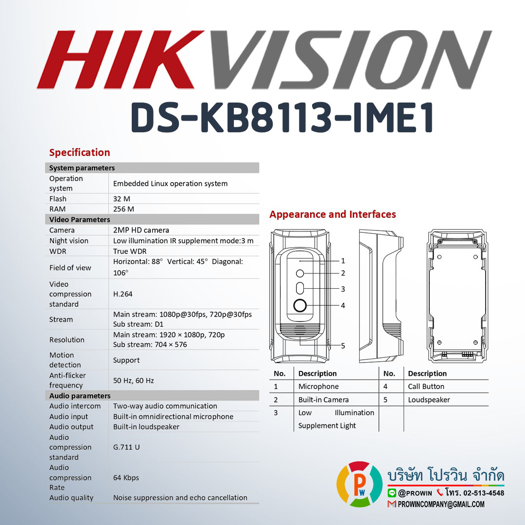 HIKVISION DS-KB8113-IME1