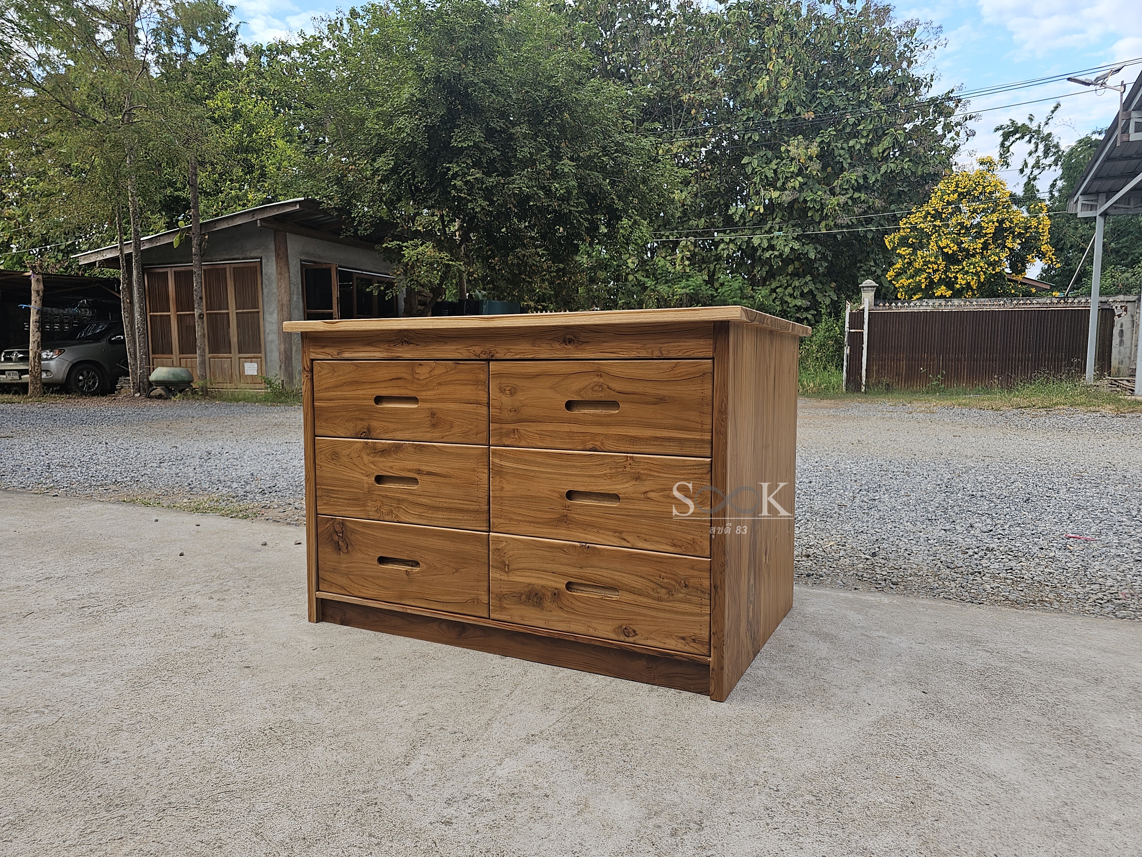 โต๊ะเคาน์เตอร์ไอส์แลนด์ 6 ลิ้นชัก