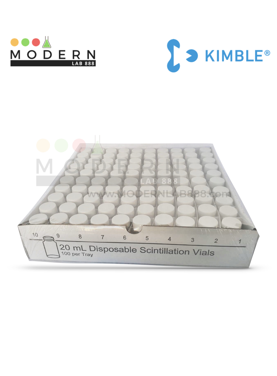 20 mL Scintillation Vials with Attached Caps