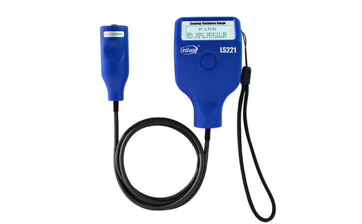 Linshang,เครื่องวัดความหนาสี,LS221 Coating Thickness Gauge,Coating Thickness Gauge LS221, Ferrous/Non Ferrous Large Range 5000μm High Precision Good Repeatability Iron Spray Paint Durable,