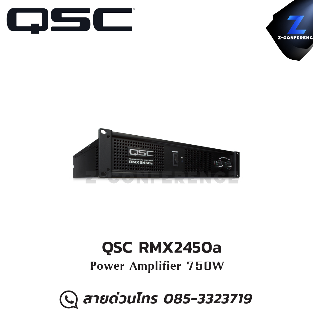 QSC RMX2450a Power Amplifier 750W , แอมป์ , amplifier, power amp, power amplifier