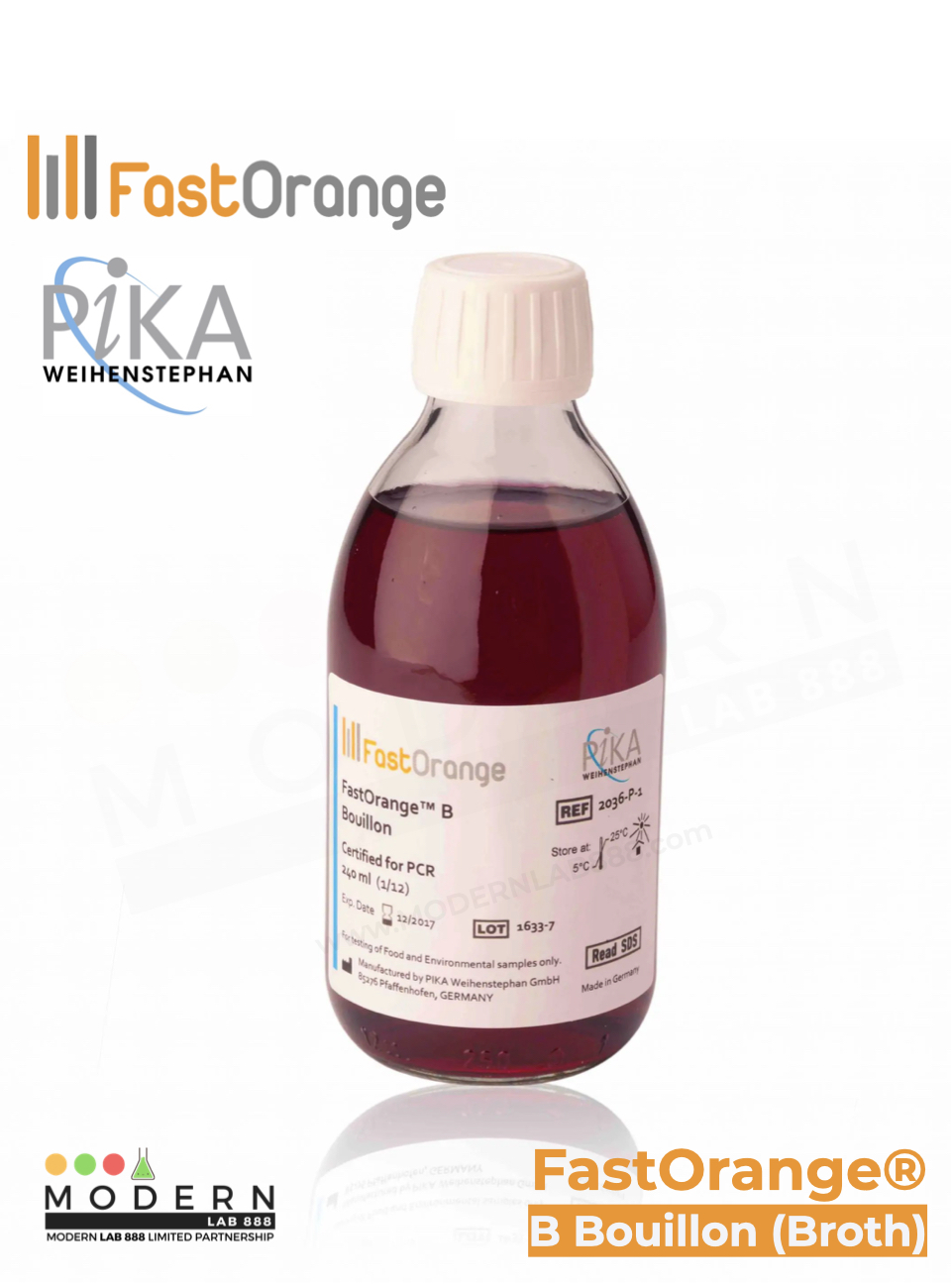FastOrange® B Bouillon (Broth), 240ml, "Pika"