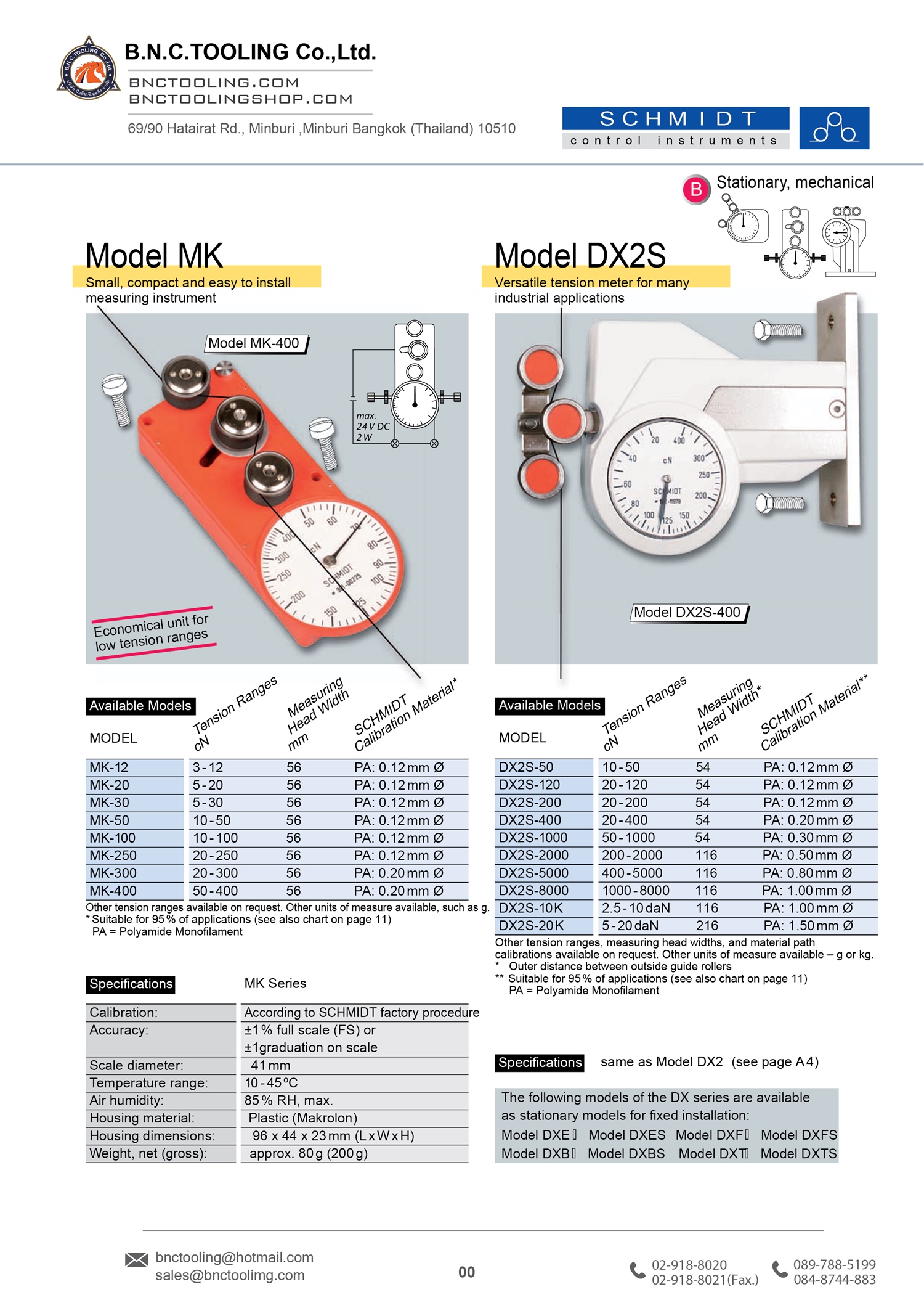 SCHMIDT,Versatile tension meter for many industrial applications,DX2S