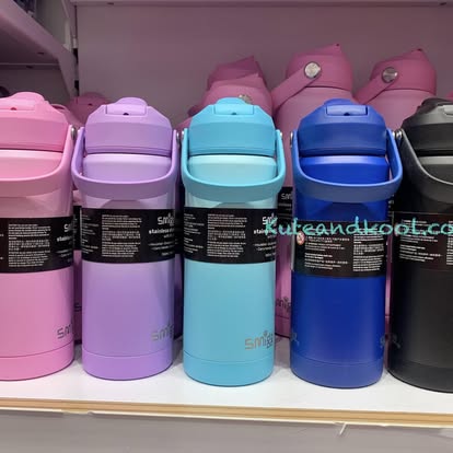 กระติกน้ำ เก็บร้อน Smiggle steel water bottle Flip Spout 500ml