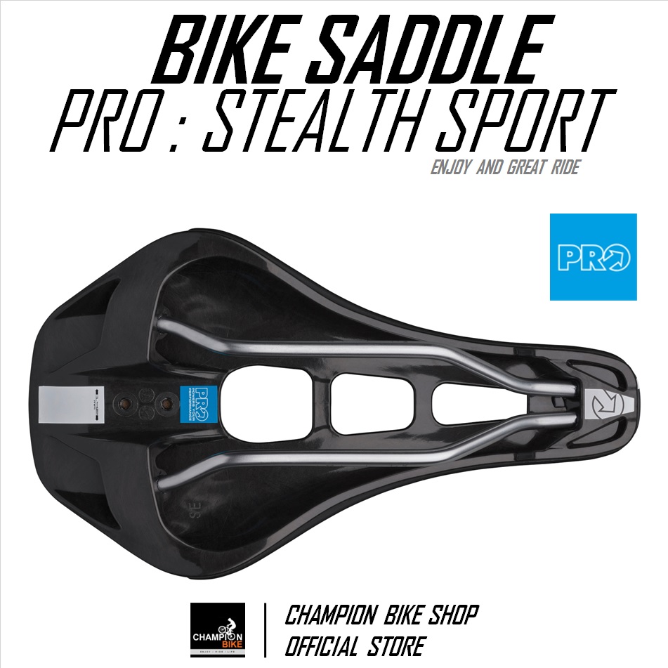 เบาะเสือหมอบ PRO : STEALTH SPORT ROAD BIKE SADDLE
