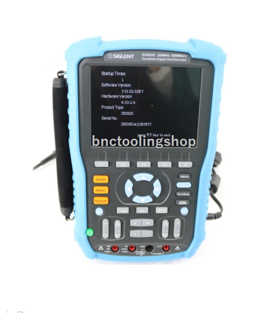 ดิจิตอลออสซิโลสโคปแบบพกพา,Handheld Digital Oscilloscope Siglent (G&G- SHS820 ) 2 Channel 200MHz 500MS/s 32k Siglent Oscilloscope Multimeter.