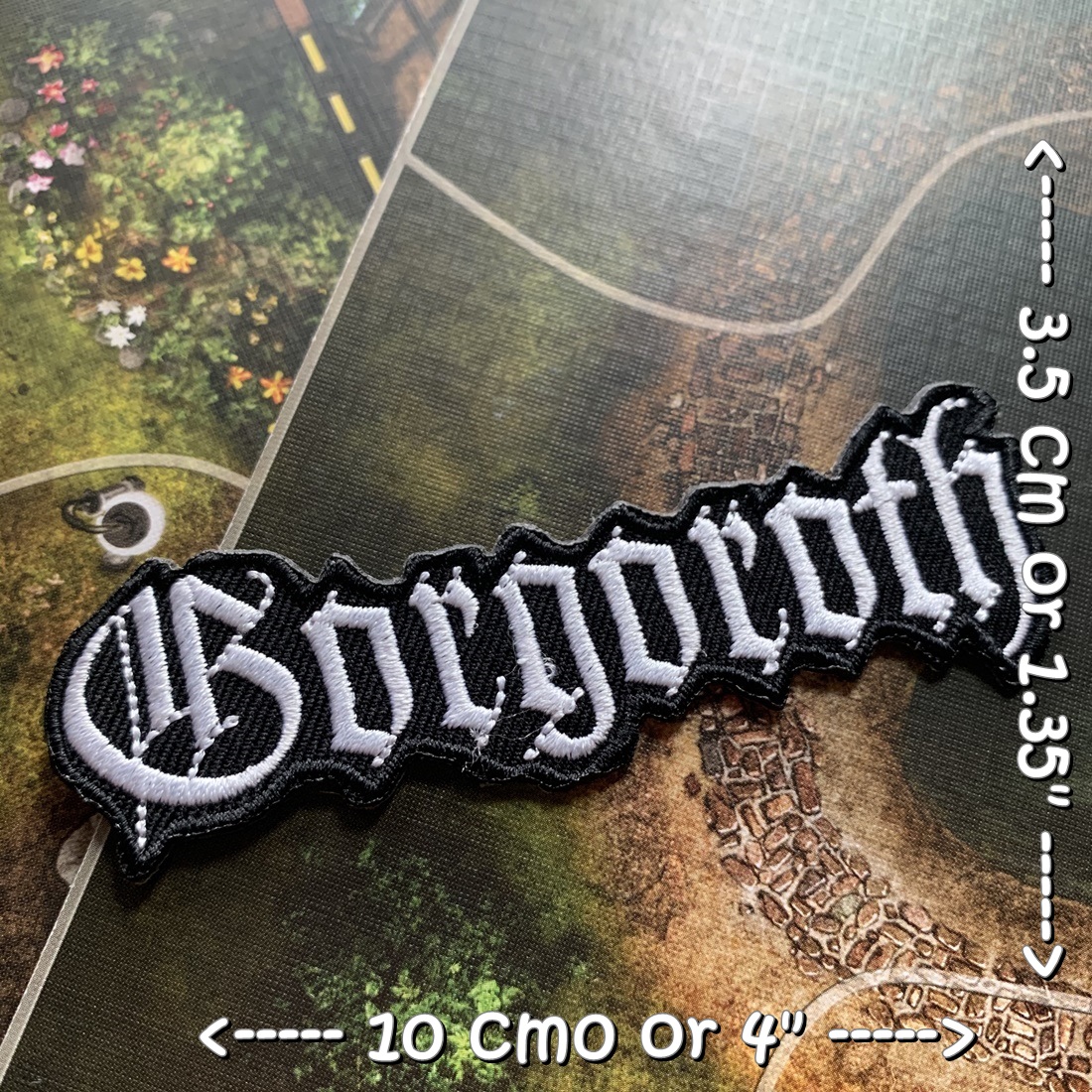 Gorgoroth วงดนตรี ร็อค เฮฟวี่เมทัล พังค์ ตัวรีดแบบปัก อาร์มปัก ตัวรีดติดเสื้อ ตัวรีด ติดกระเป๋า ติดหมวก ติดแจ๊คเก็ต Rock Iron on Embroidered Patch