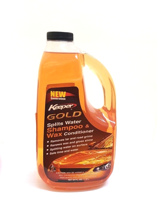แชมพูล้างรถ Keeper Gold splits water (Shampoo & wax conditioner)