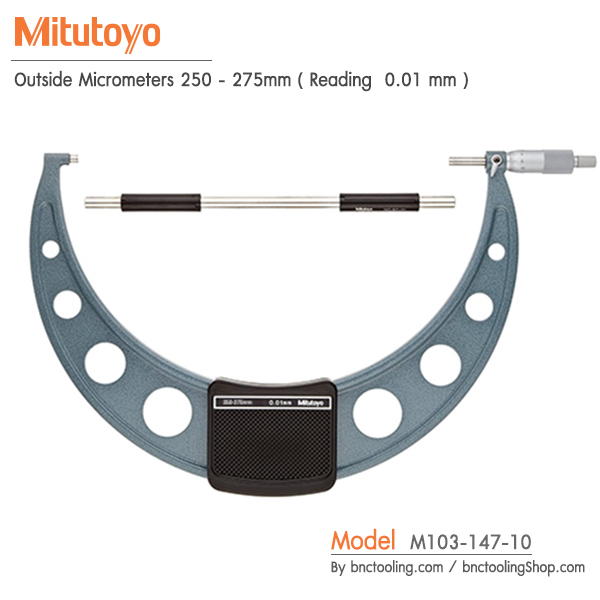 Mitutoyo,Outside Micrometers 250 - 275mm ( Reading 0.01 mm ),M103-147-10