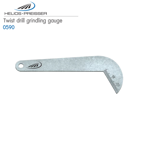 HELIOS-PREISSER,Twist drill grindling gauge,0590