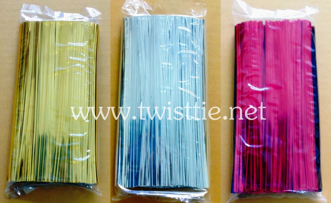 ลวดสี ริบบิ้นลวด ลวดมัดปากถุง ลวดมัดปากถุงเบเกอรี่ ลวดมัดปากถุงขนม ลวดเบเกอรี่ ลวดมัดสินค้า ไซต์พิเศษ P&W,P&W TWIST-TIES P&W-P001