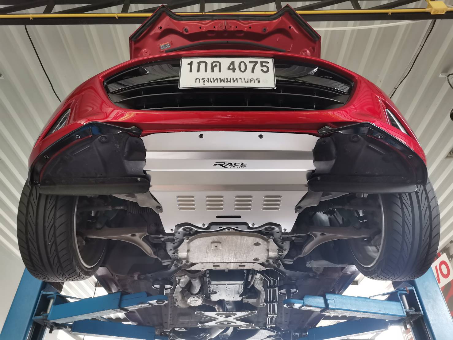 แผ่นปิดใต้ห้องเครื่องอลูมิเนียม Mazda MX5 ND Raceplate_Undertray