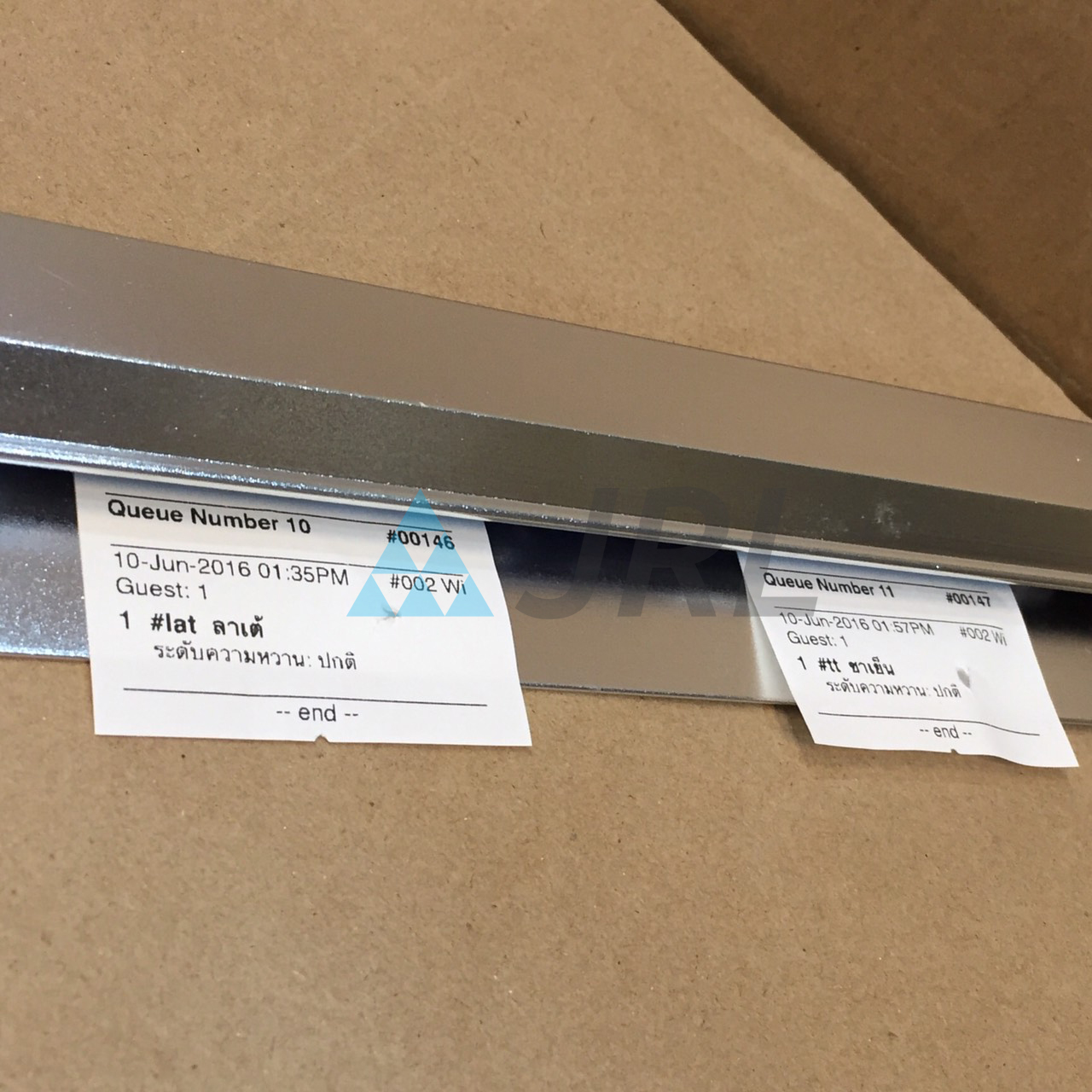 ราวหนีบออเดอร์ 40 cm