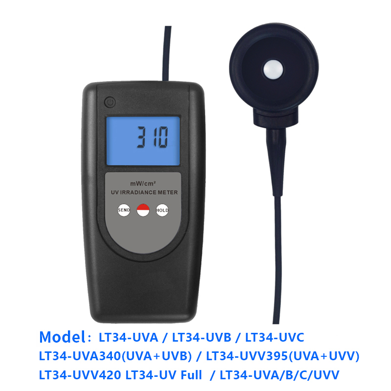 UV IRRADIANCE METER, Landtek,UV IRRADIANCE METER Model：LT34,