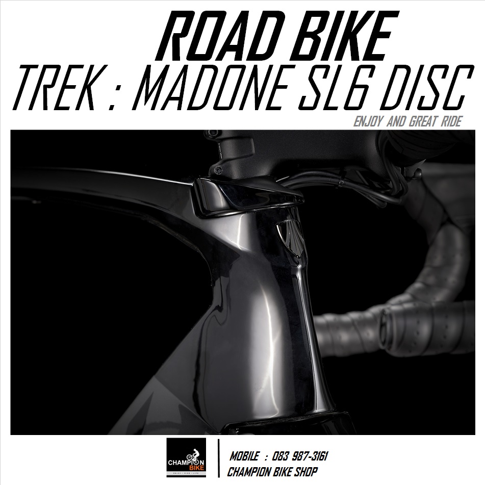 จักรยานเสือหมอบ TREK MADONE SL 6 DISC AERO ROAD BIKE - 2021 สีเทา-ดำ