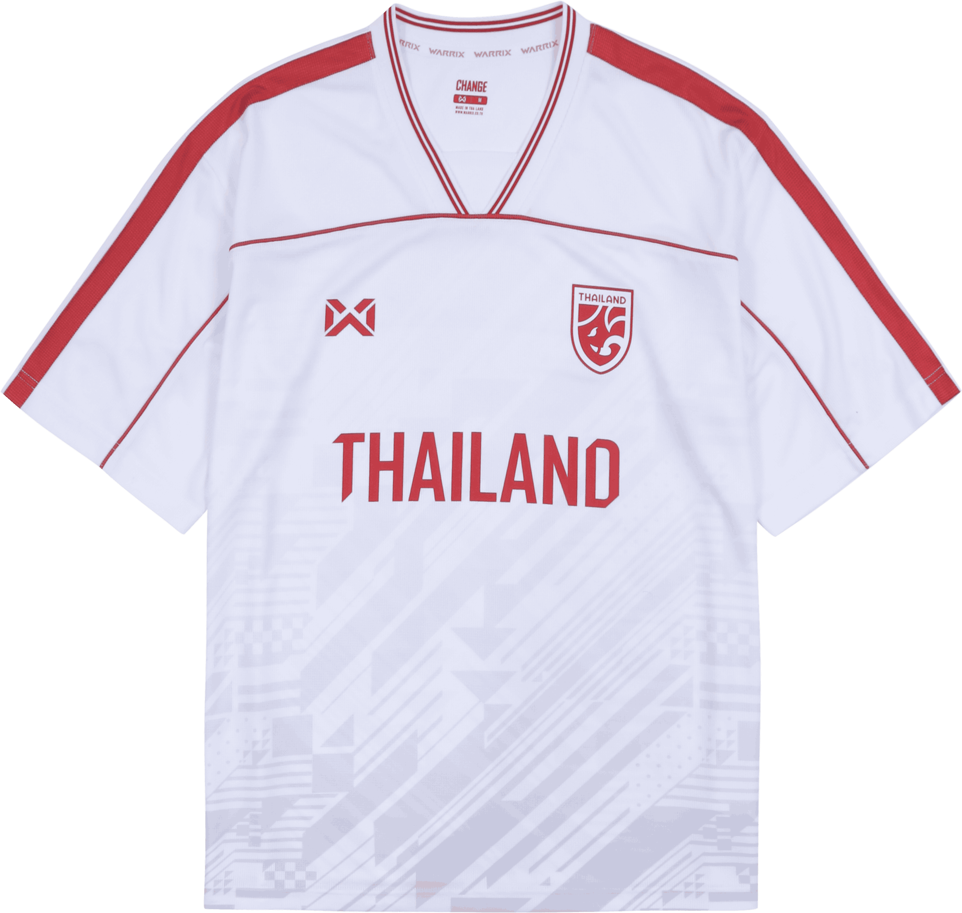 WARRIX Oversize เสื้อบอลไลฟ์สไตล์ เสื้อทีมชาติไทยทรงโอเวอร์ไซส์ (WA-233FBATH10, WA-233FBATH11)