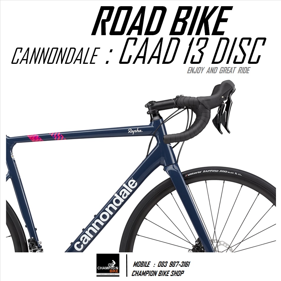 จักรยานเสือหมอบแคนนอนเดล CANNONDALE : CAAD 13 DISC - 2021 ROAD BIKE สีน้ำเงิน RAPHA TEAM REPLICA