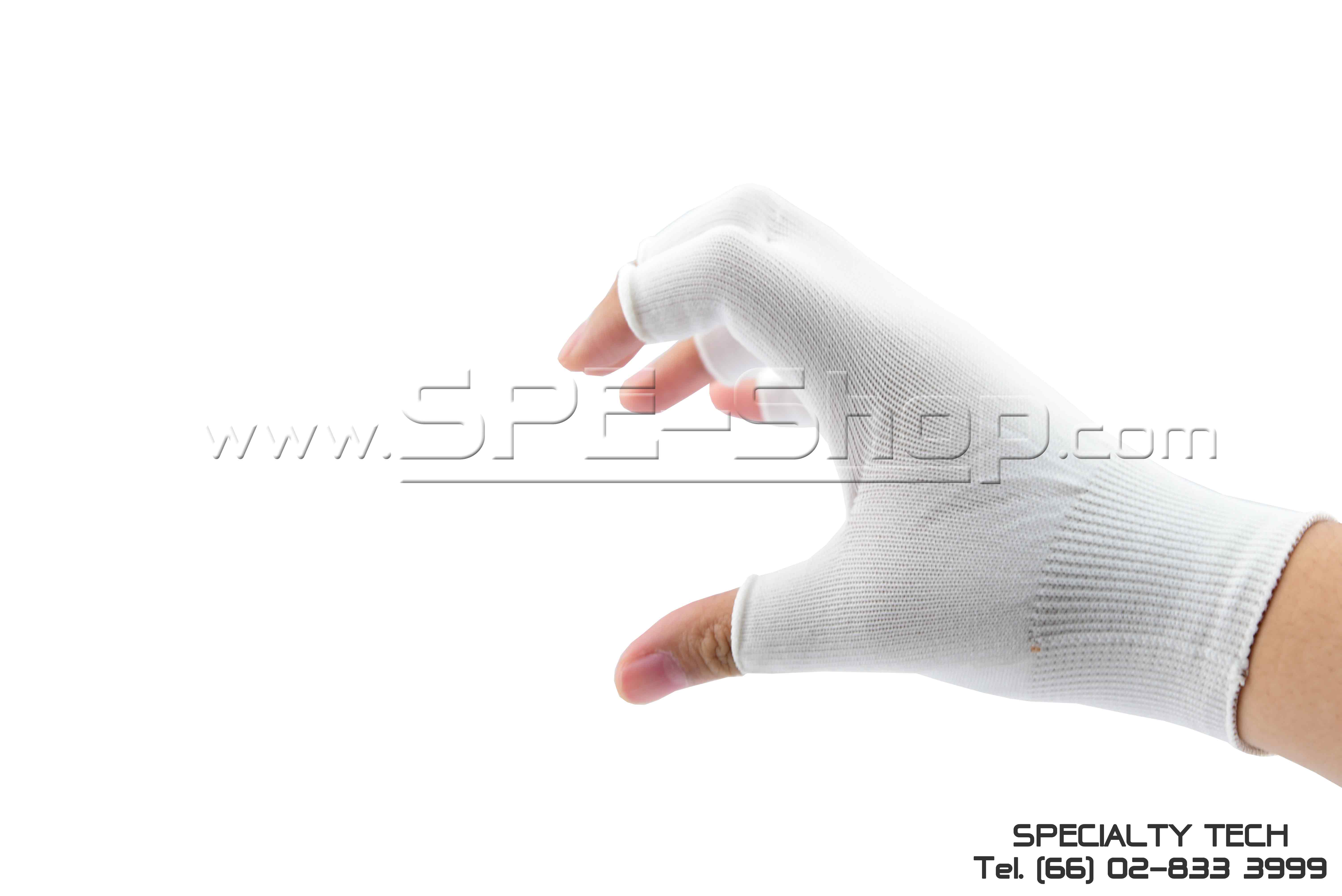 Nylon Half Finger Fit Glove