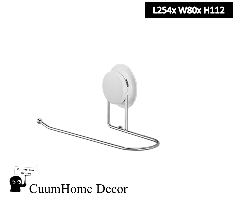 VR-32 ที่แขวนผ้าเช็ดมือ หรือม้วนกระดาษซับอาหาร ไม่ต้องเจาะผนัง