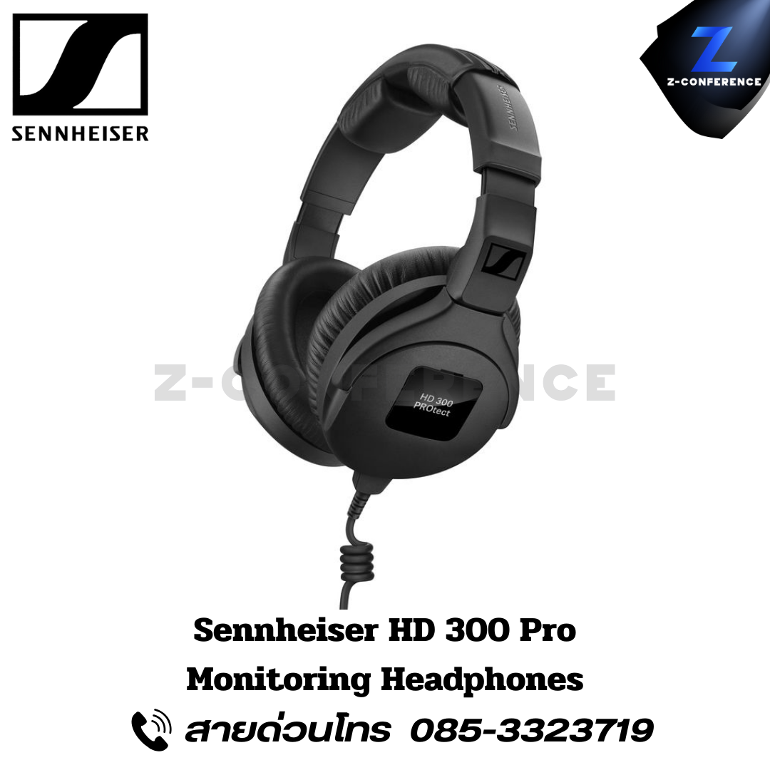 SENNHEISER HD300 Pro, Monitoring Headphones, หูฟัง, หูฟังครอบหู, หูฟังสาย, หูฟังมีสาย
