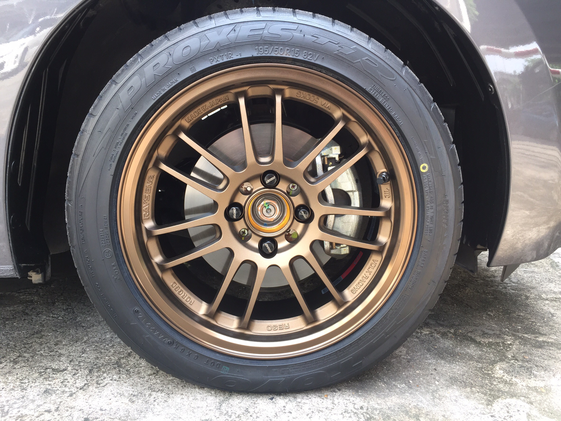 Honda Jazz GK + RE3015x7+30 4-100