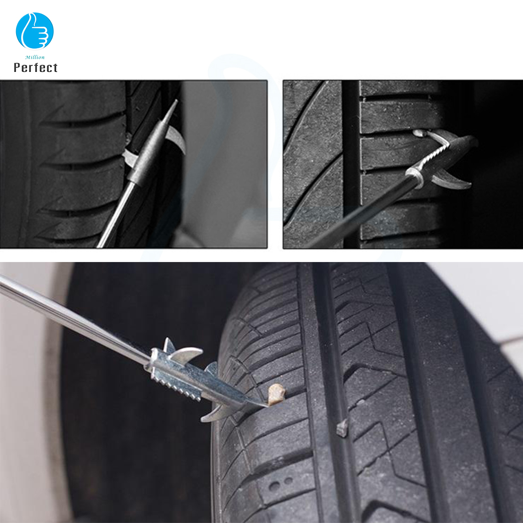 อุปกรณ์แคะเศษหินยางรถยนต์ แก้ปัญหา หินติดยาง ดินติดยาง สามารถเป็นไขควงได้ ทำความสะอาดยาง รุ่น XZ89