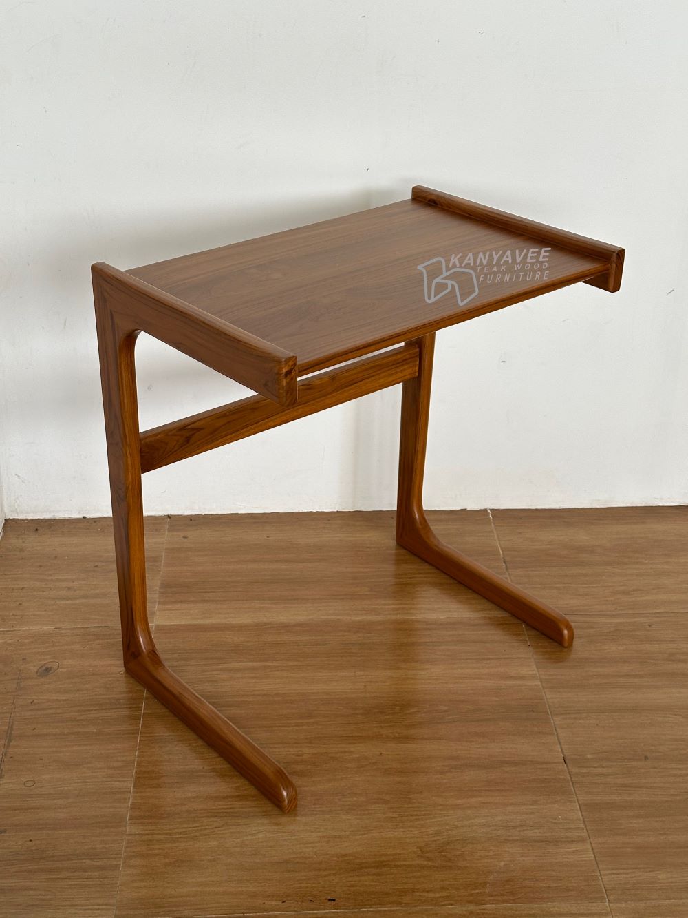 โต๊ะข้างโซฟาไม้สักมินิมอล