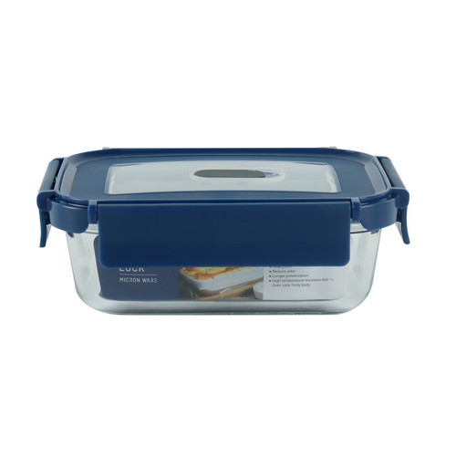 Super Lock กล่องแก้ว กล่องใส่อาหาร รุ่น 6212 ความจุ 640 มล. ตรา Micronware