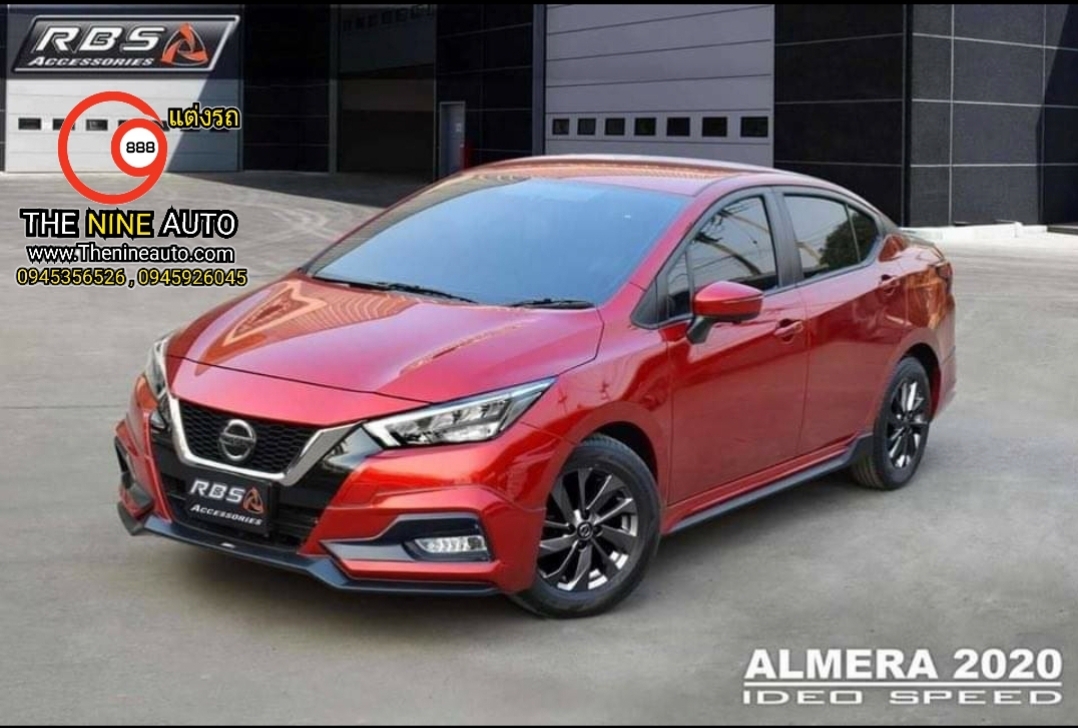 ชุดแต่ง ALMERA 2020 รุ่น RBS ชุด 4 ชิ้น