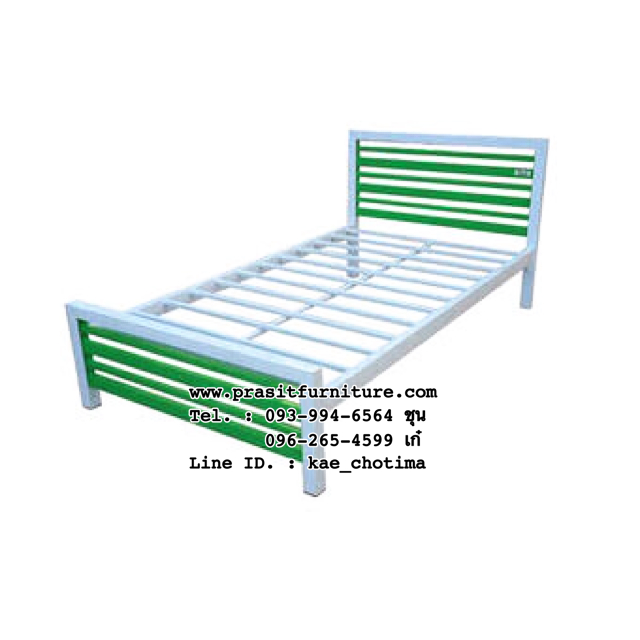 เตียงเหล็กรุ่นคอนโด สไตล์โมเดิร์น
