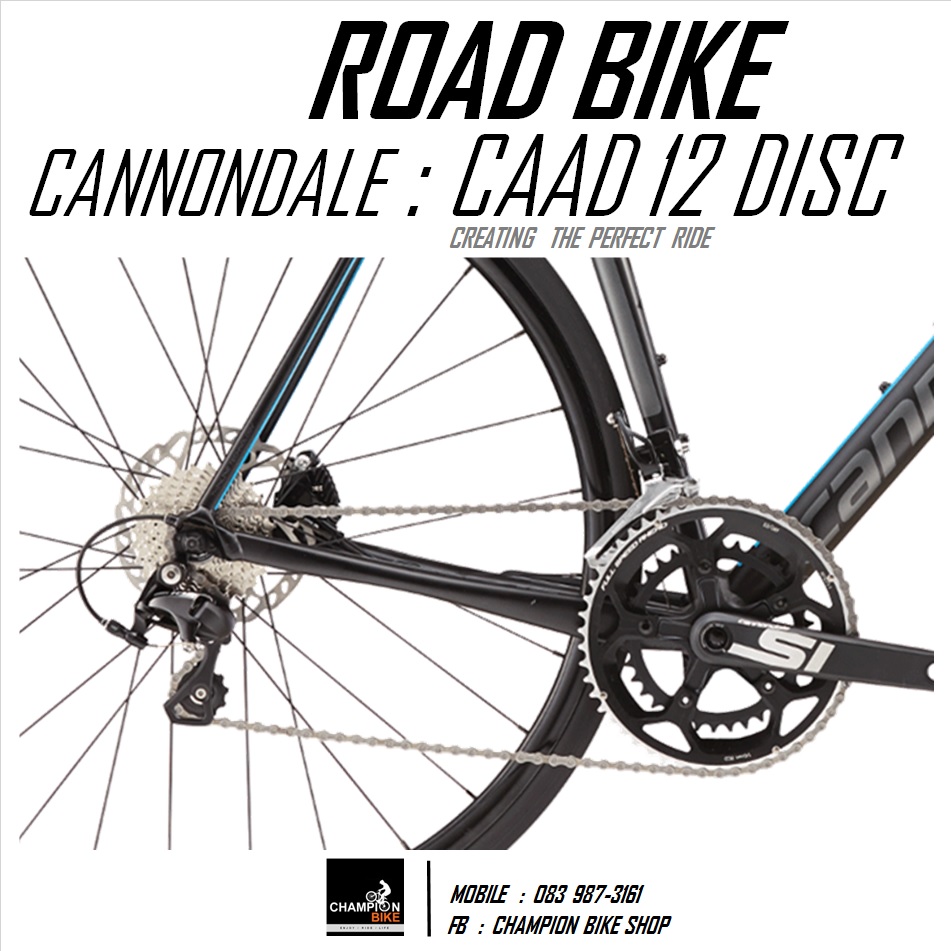 จักรยานเสือหมอบ CANNONDALE : CAAD12 DISC - 2016 ROAD BIKE