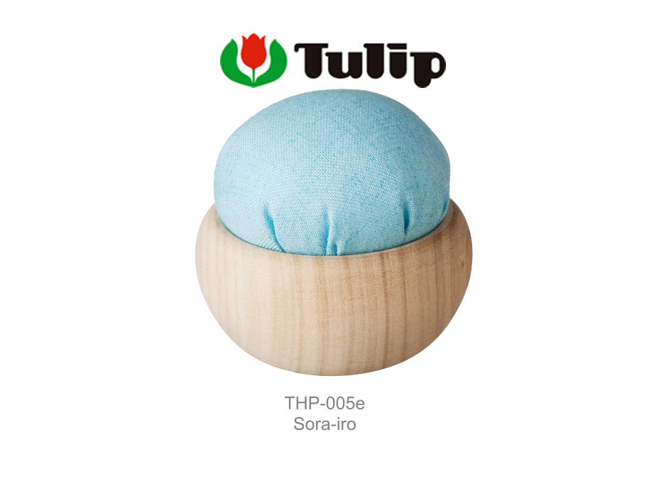 หมอนปักเข็มหมุด Tulip Sora-iro3 THP005e สีฟ้าพาสเทล