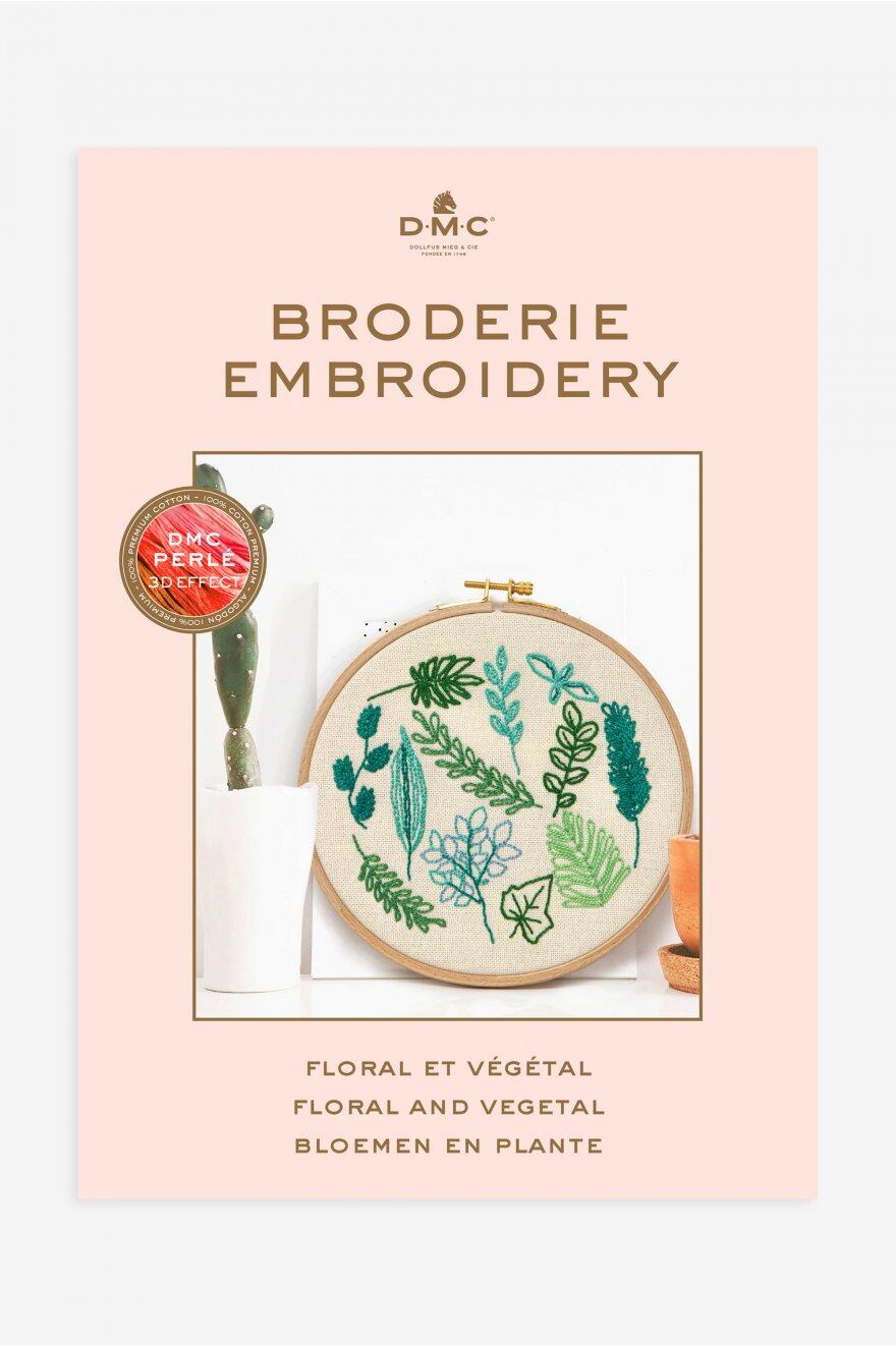 DMC แบบงานปัก Embroidery " FLORAL & PLANT " 🌷 15841/F22