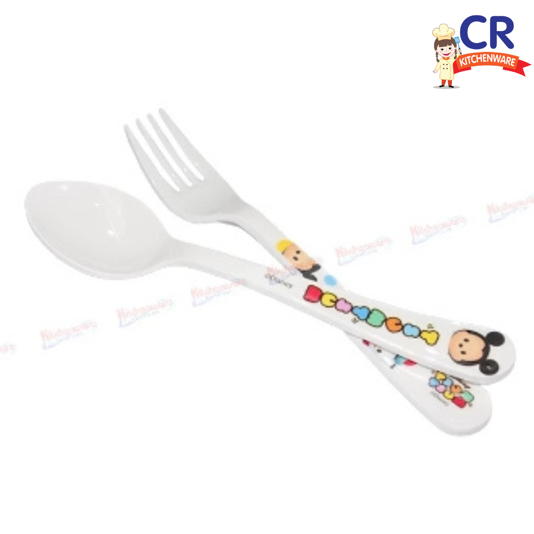 ช้อน-ส้อม 6.25 นิ้ว ลาย TSUM TSUM ตราฟลาวเวอร์แวร์
