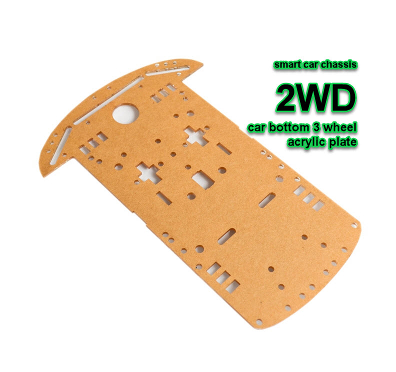Smart car chassis 2WD 2 wheel car