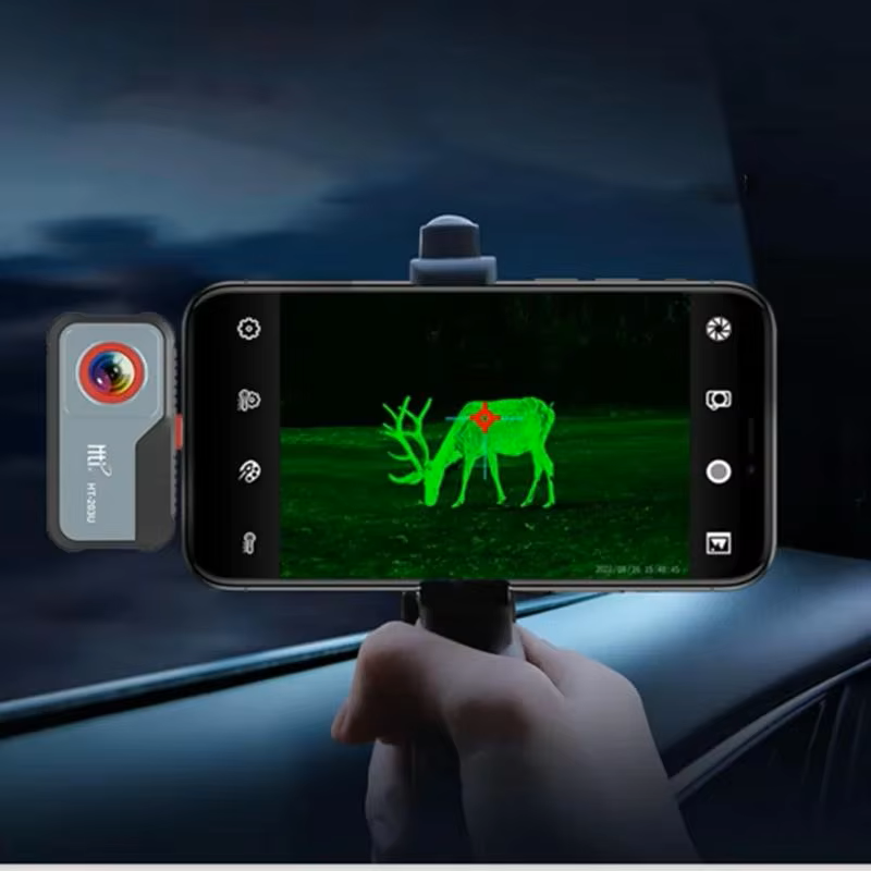 HTI, Hti HT-105 Mobir Thermal Camera Android 160x120 Infrared Thermal Imager for Phone Panel PCB Circuit Repair Tool,กล้องถ่ายภาพความร้อน,